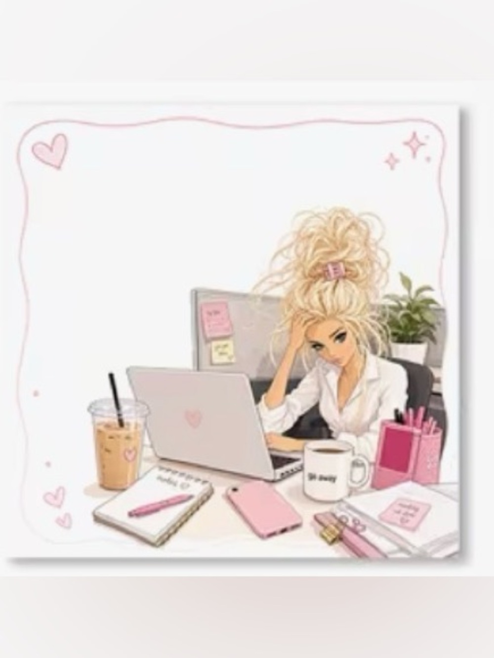 Girl Boss Sticky Notes -50 Sheets